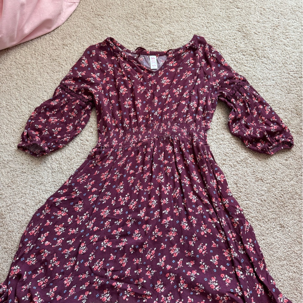Justice long sleeve dress